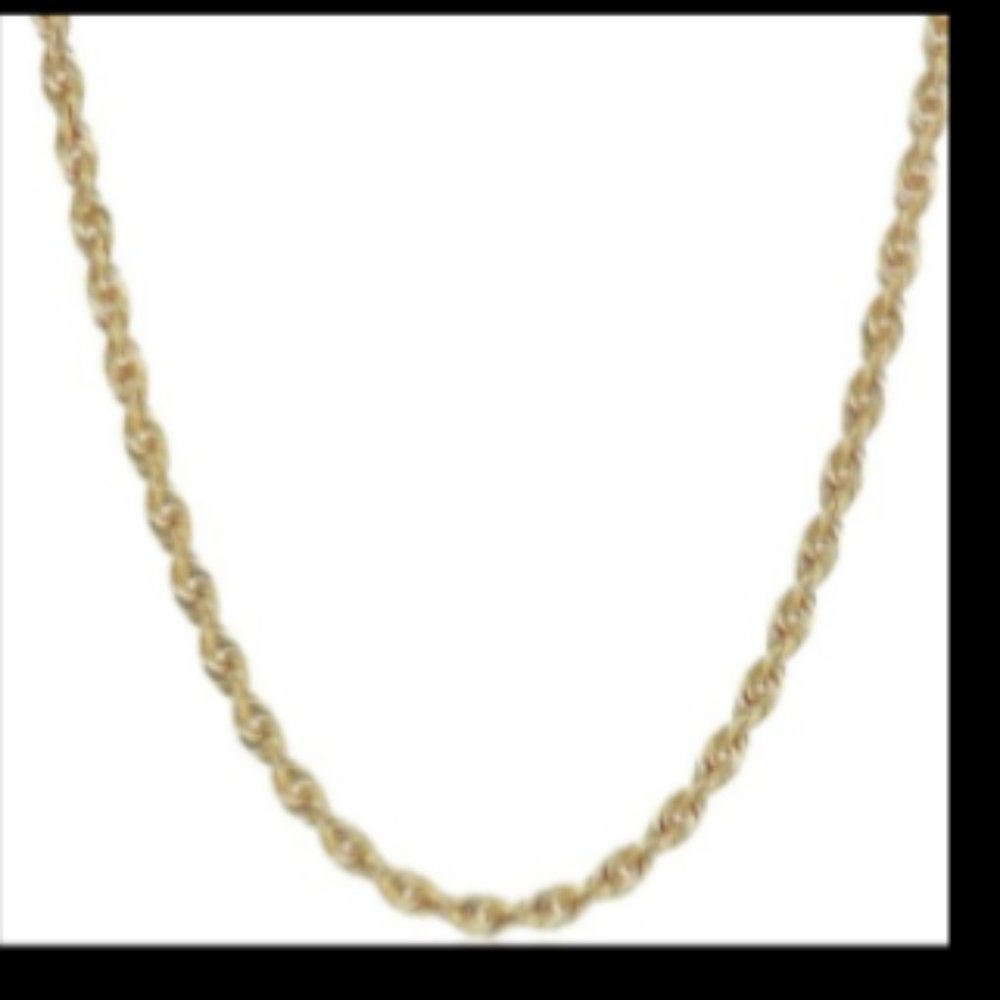 GLITTER CHAIN 10K GOLD NECKLACE